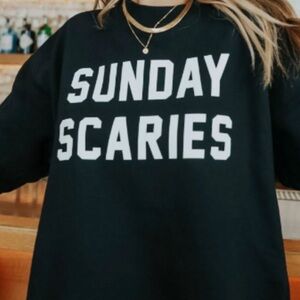 Sunday Scaries Comfort Colors Crewneck Sweatshirt